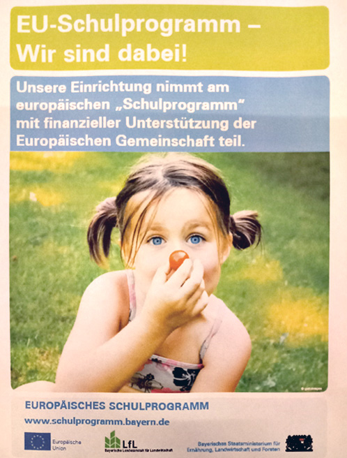 EU-Schulprogramm vom Kindergarten in Stubenberg 